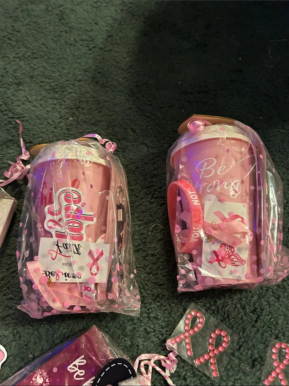 Pink Breast Cancer Awareness Party Favor Pack